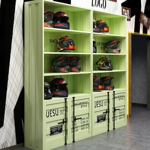 <span class=keywords><strong>ตู้</strong></span>โชว์สไตล์อินดัสเทรียลจาก<span class=keywords><strong>ตู้</strong></span>คอนเทนเนอร์เชิงพาณิชย์ ชั้นวางเหล็ก ชั้นวางไวน์ ชั้นวางหมวกกัน<span class=keywords><strong>น็อค</strong></span>มอเตอร์ไซค์ - Product Image 4