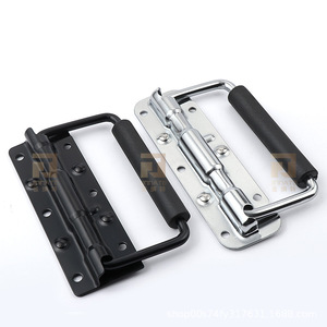 Manija de resorte de acero inoxidable JNT-206, manija plegable duradera para caja de baterías de maquinaria industrial - Product Image 1