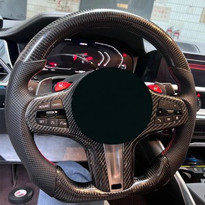 Accesorio para Auto, Funda para Volante de Coche, Fibra de Carbono, Estilo Racing, para <span class=keywords><strong>BMW</strong></span> X3 - Product Image 1