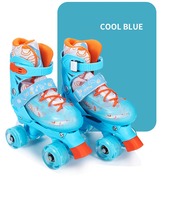 Patins à roulettes à quatre roues EACHkids, double réglage, en PU, vente en gros, patins à roulettes pour enfants, garçons et filles