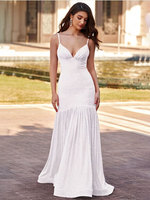 Robe de soirée Balry nouvelle collection été, respirante, sexy, à col halter, dos nu, coupe sirène/trompette, pour femme