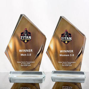 Trophées personnalisés, impression couleur intégrale, trophées en verre optique, trophées en cristal de <span class=keywords><strong>diamant</strong></span> - Product Image 1