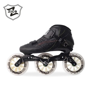 Patins à roulettes de vitesse, patins de course pour enfants et adultes, patins à <span class=keywords><strong>glace</strong></span> professionnels, patins en ligne à grandes roues, tige en microfibre, caoutchouc - Product Image 6