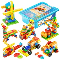 Juguete Educativo para Niños de 0 a 3 Meses, Juego de Bloques de Construcción de Plástico ABS, Robot de Programación Creativa, Caja de Colores