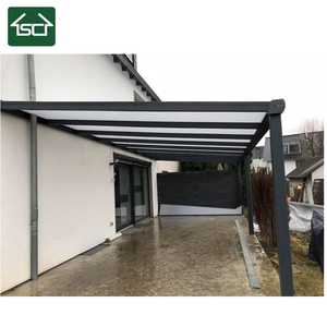 Toiture en polycarbonate pour terrasse en aluminium, abris de voiture en métal, aluminium attaché à la maison - Product Image 6