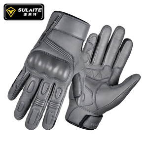 Gants de moto Sulaite noirs imperméables unisexes pour adultes, équipement de course hivernal - Product Image 5
