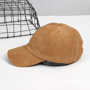 Nhà Máy Giá Thấp Moq Cổ Điển Màu Rắn Trống Đồng Bằng 6 Bảng Điều Chỉnh Gorras Mũ Bóng Chày Không Có Cấu Trúc Cha Mũ Vải To To Thu Bóng Chày Mũ - Product Image 3