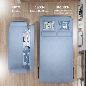 Canapé-lit pliable moderne de haute qualité, multifonctionnel, réversible, canapé-lit paresseux pliable, chaise de sol réglable pour adultes - Product Image 5