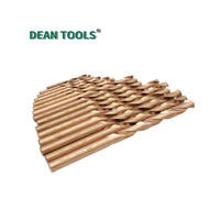 Jeu de forets TCT anti-étincelles de qualité professionnelle industrielle, tige droite de 8 mm pour le perçage du métal