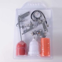 Otras herramientas neumáticas, juego de PISTOLA DE PULVERIZACIÓN/Pintura/soplado/lavado/inflado, 5 uds.