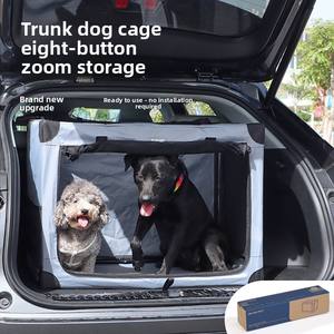 Perrera grande especializada para perros, <span class=keywords><strong>jaula</strong></span> plegable para gatos y perros para <span class=keywords><strong>maletero</strong></span>, mochilas para mascotas - Product Image 4