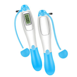 <span class=keywords><strong>Corde</strong></span> à <span class=keywords><strong>sauter</strong></span> avec <span class=keywords><strong>compteur</strong></span> <span class=keywords><strong>Corde</strong></span> à <span class=keywords><strong>sauter</strong></span> intelligente avec balles lestées pour le fitness intérieur et extérieur - Product Image 4