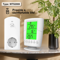 Termostato Digital Electrónico Inteligente con Válvula Termostática para Sistemas de Calefacción por Suelo Radiante, Dispositivo Ecológico de Calefacción y Refrigeración