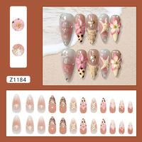 Faux ongles à presser en gel souple préconçus pour la mode, fournitures d'ongles OEM en gros