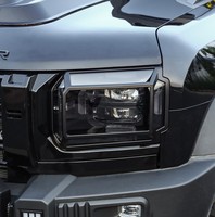 Couvre-phare auto-adhésif ABS Jetour T2 Traveler pour la rénovation/amélioration des voitures 2024-2026
