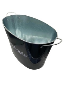 Proveedor de Fábrica al por Mayor Vende Cubetas de Hielo de Metal Galvanizado para Bebidas y Champán, Personalizadas con Abrebotellas para Bar - Product Image 4