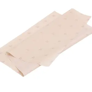 Papier de soie personnalisé écologique impression d'un côté papier kraft papier d'emballage feuille cadeau papier de fleur pour l'emballage