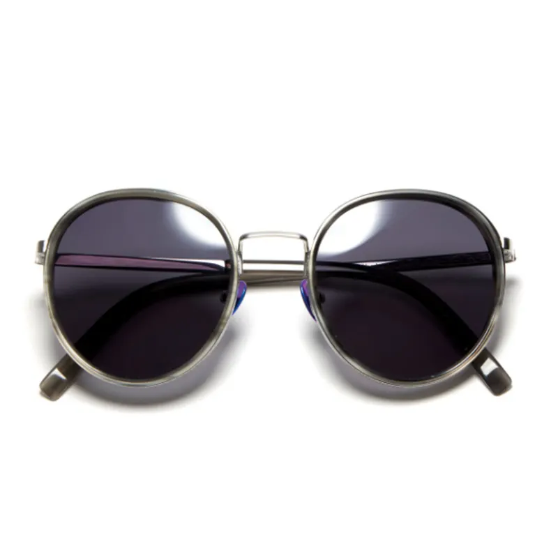 Fashionable Trend Retro Round Frame Polarized Sun Glasses Sunglasses