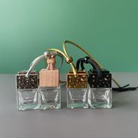 Bouteille diffuseur de parfum pour voiture en verre rechargeable, vide, personnalisable, avec LED, pour diffuseur à roseaux, 5ml, 8ml, 10ml