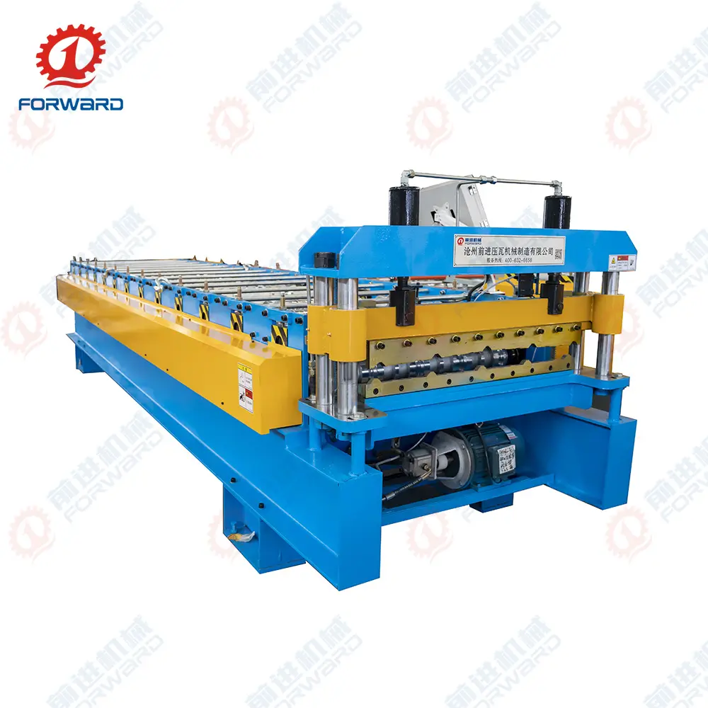 FORWARD Efficient Trapezoidal Profile Roll Forming Machine For Perfect Panels