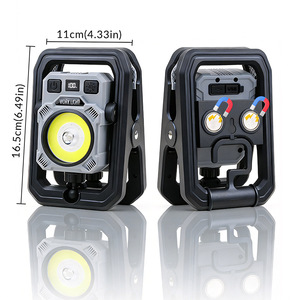 Led <b>Clip</b> Work Light With <b>Hook</b> And Magnet 360 Degree Rotating Camping Light Type C Usb Charging - Product Image 3