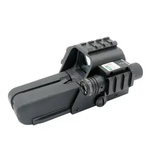 AA Battery Green Laser Sight Red Dot Scope Combo