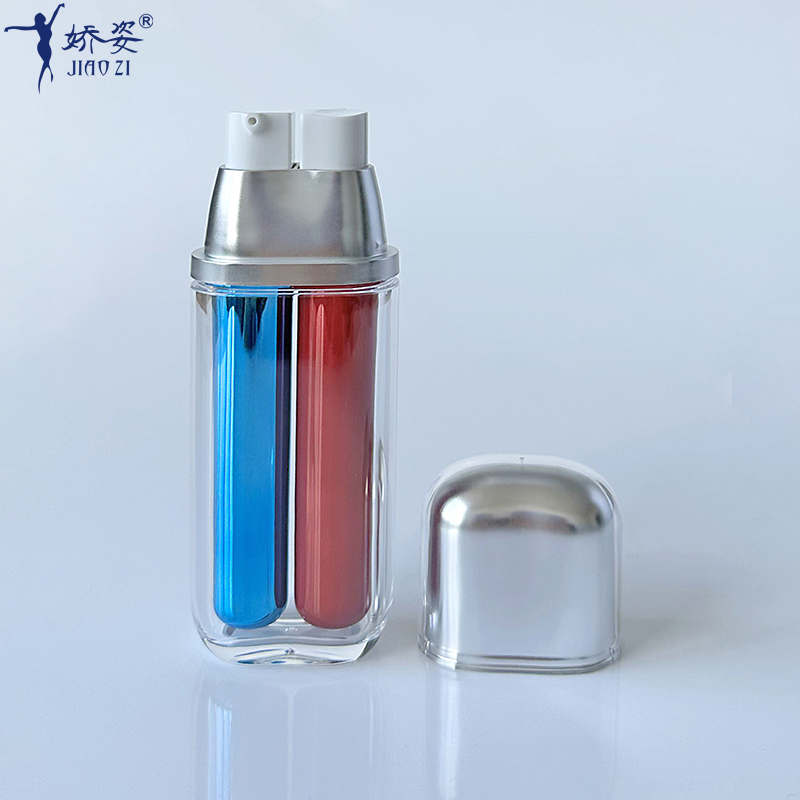 toiletry bottle dual head