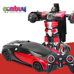 Coche de Control Remoto de Plástico Educativo a Escala 1:18 con Música, Luces y Transformación - Product Image 4