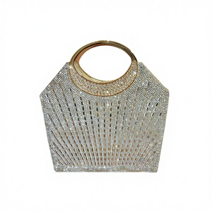 Cross-border New Evening Wedding Bridesmaid <b>Clutch</b> Bag High-end Polyester Handbag China-made Magnetic Buckle Tanjing - Product Image 1