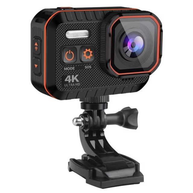 4K 60fps 40MP 1080p 360 Degree Waterproof Sport Action Camera with MicroSD Support
