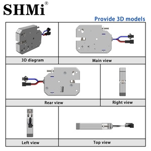 Serrure de porte de casier de supermarché intelligente sans clé SHMi XG07C, contrôle de distributeur automatique sans personnel, entraxe 60mm, petite boîte aux lettres, Chine - Product Image 4