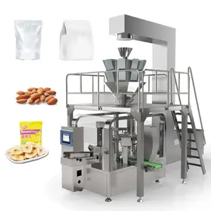 Vendita calda automatica di riempimento di alimenti per granuli di pesatura macchina per imballare bustina di noci di cocco