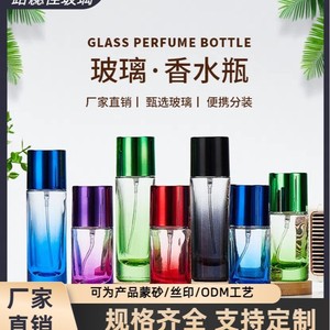 In stock 20/30ml cylindrical <b>perfume</b> spray <b>bottles</b> with screw caps, press-type glass <b>sample</b> dispensing <b>bottles</b>, high-end. - Product Image 5