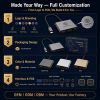 Hub USB C a HDTV 3 en 1, 4K 60Hz, PD100W, Salida de 85W, USB3.0 5Gbps, Aluminio Compacto, Entretenimiento en Casa, TV para MacBook, Windows Phone