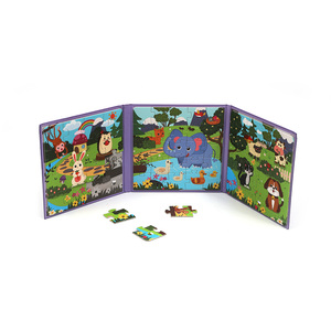 Livre de Puzzle Magnétique Animal 3-en-1 Voyage à Puzzle Magnétique Livre de Puzzle Magnétique Avancé - Product Image 1