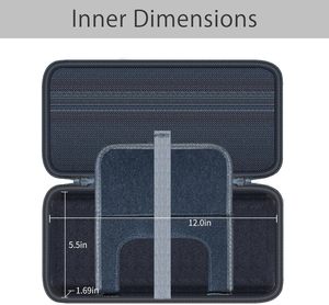 Étui rigide en EVA brillant pour Legion <span class=keywords><strong>Go</strong></span> S/MSI Claw 8 AI + PC Gaming Console Only Case - Product Image 3