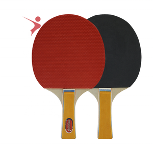 AA-06 Ensemble de raquettes de tennis de table économique, 2 raquettes et 2 balles de <span class=keywords><strong>ping</strong></span>-<span class=keywords><strong>pong</strong></span> (pointes à l'intérieur ou à l'extérieur), <span class=keywords><strong>Raquette</strong></span> de tennis de table personnalisable - Product Image 2