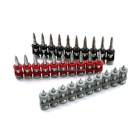 Clous à béton mécaniques galvanisés en plastique de haute qualité à tige étagée 3.0*19mm/22mm/25mm fabriqués en Chine