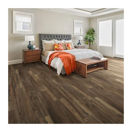 Wooden Texture Plastic Vinyl Floor More Style Design More Choices Easy To Install Waterproof Fireproof 4-6mm SPC Flooring