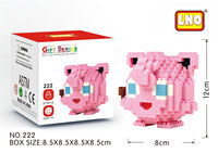 Jeu de construction en diamant en gros assemblage Pokemoner figurines jouets pour enfants