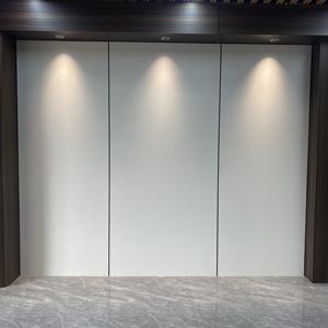 Installation <span class=keywords><strong>facile</strong></span> Décoration intérieure décorative Panneaux muraux acoustiques laminés cannelés en Wpc - Product Image 5