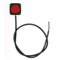 Nouveau mini-interrupteur adhésif 12V momentané noir marche-arrêt pour voiture, fournitures automobiles