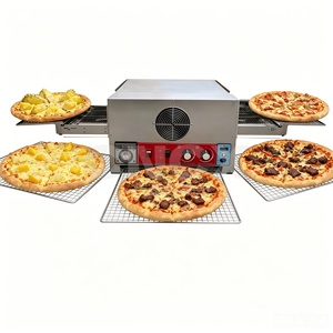 Four à pizza électrique rotatif de 16 pouces, gaz commercial, extérieur, à double niveau, pour camion de nourriture et remorque de restauration - Product Image 1