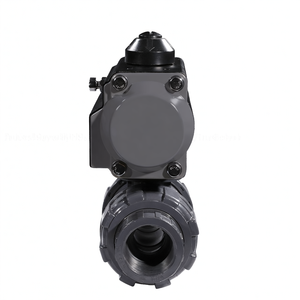 Vanne à bille pneumatique COVNA à double union en PVC, à deux voies, à commande pneumatique, à double action, avec une durée de vie de 90 jours - Product Image 4