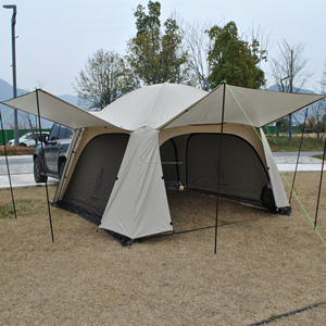 <span class=keywords><strong>Tiple</strong></span> Layers SUV Carpa Car Camping Car Carpa-Portón trasero Carpa SUV Carpas para acampar, Carpa para dormir para 4 personas, Carpas para automóviles con toldo - Product Image 5