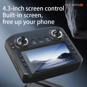 Nuevos drones de fotografía aérea con control remoto con pantalla, aeronave con giroscopio de 6 ejes, cámara dual, kit de dron RC plegable - Product Image 3