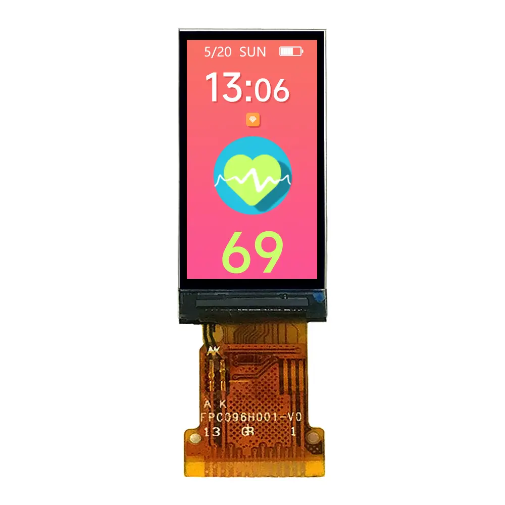 Klein Formaat 0.96 Tft Lcd-Scherm 80X160 Resolutie Spi-Interface 0.96 Inch Tft Lcd-Module