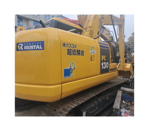 Excavadora Komatsu PC130 de 13 toneladas en buen estado, usada en Japón con componentes básicos para una Venta barata - Product Image 1