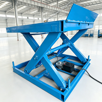 Plateforme élévatrice à ciseaux électrique stationnaire hydraulique pour la manutention de marchandises en entrepôt et l'optimisation logistique