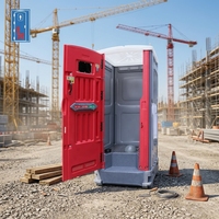 Toilettes mobiles modulaires publiques, remorque de toilettes portables de luxe